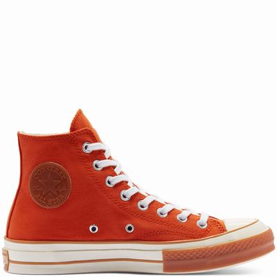 Converse Pop Toe Chuck 70 - Naisten Matalavartiset Tennarit - Oranssi/Beige Valkoinen